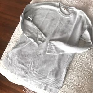 J Crew Light Blue Cotton Sweater, sz M